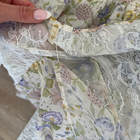 V. Chapman Pastel Floral Maxi Dress - Picture 7 of 11